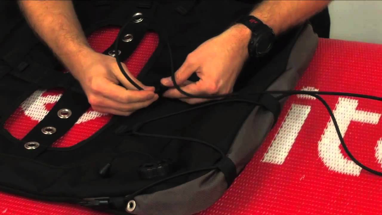 Technical Diving: How to Install Gusset Control Cord on a Classic EXP Wing: Dive Rite