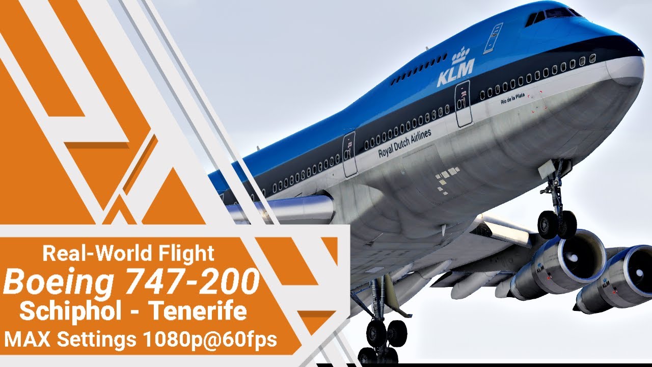 [ X-Plane 11 X-Enviro ] - [ Felis 747-200 ] - [ Schiphol - Tenerife ] - [ Max Settings ]