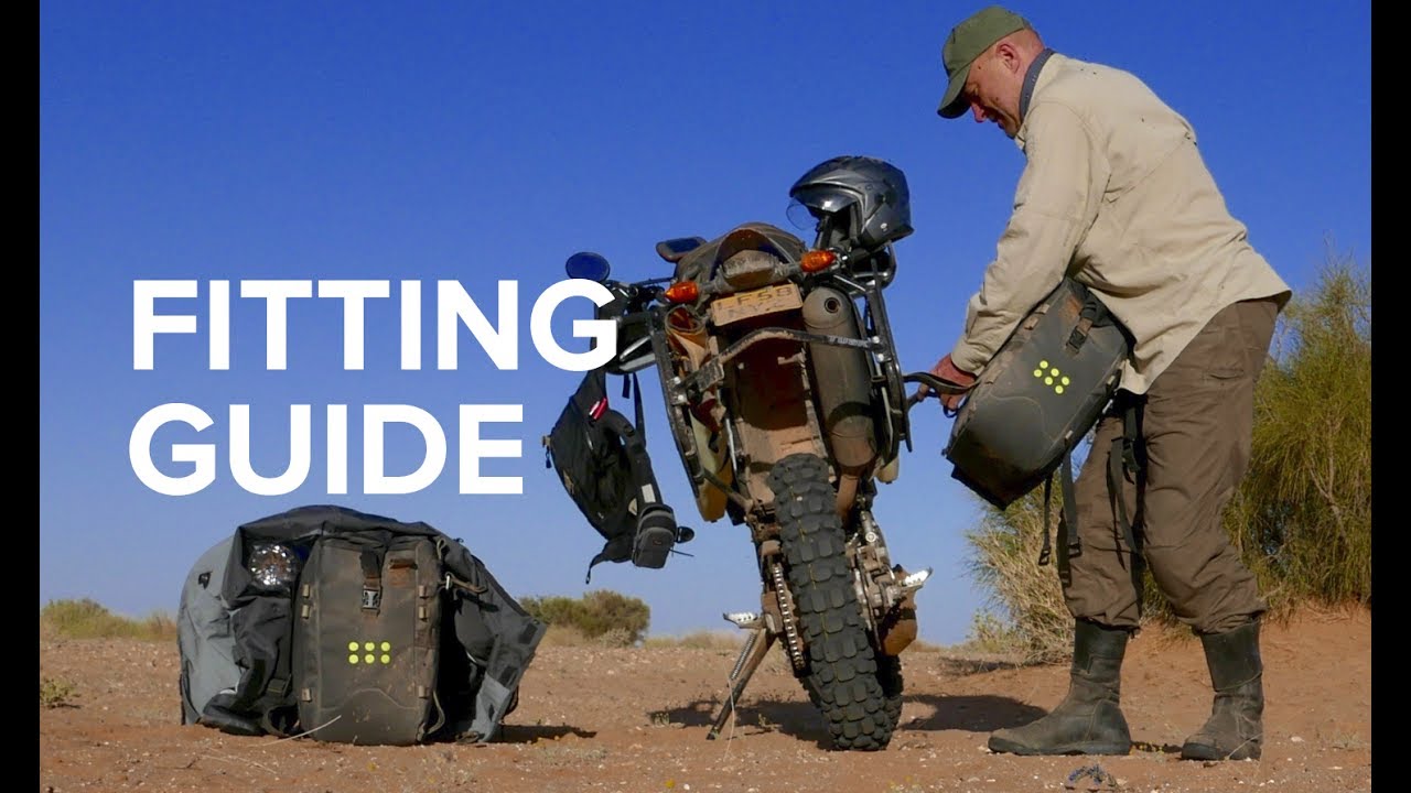 OS 32 SOFT PANNIERS FITTING USING OS STRAPS