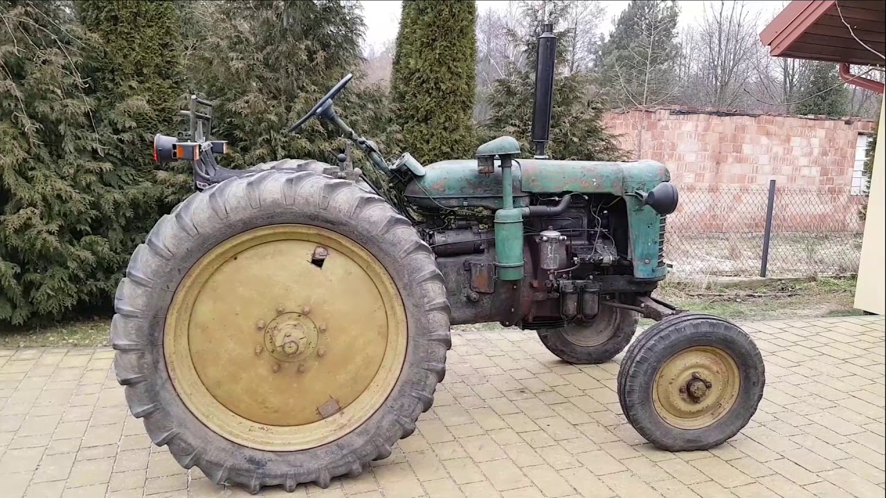 Zetor 25k zimowe odpalanie i przejażdżka
