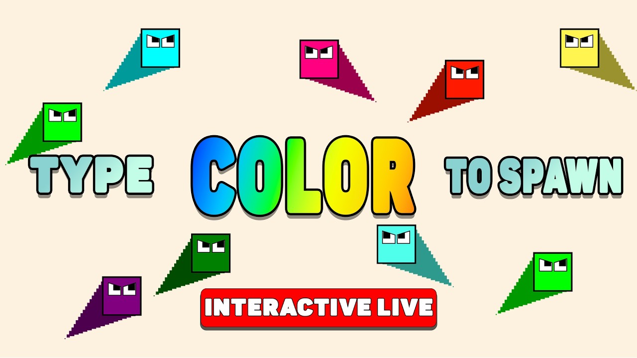Color Battle - Type Color to Spawn | Square League 🟦🟥🟨🟩 20.02.2026