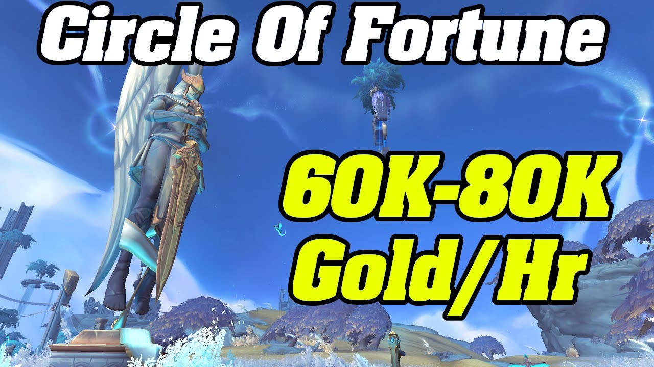 Circle Of Fortune Farm | 60.000g - 80,000g PER HOUR SOLO | Shadowlands Goldmaking