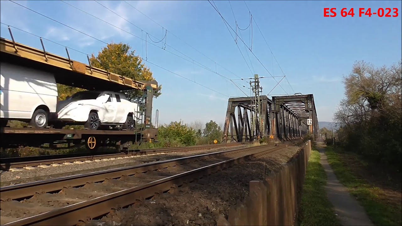 Mechanische Vollschranke, Weserbrücke und Anrufschranke in Emmerthal
