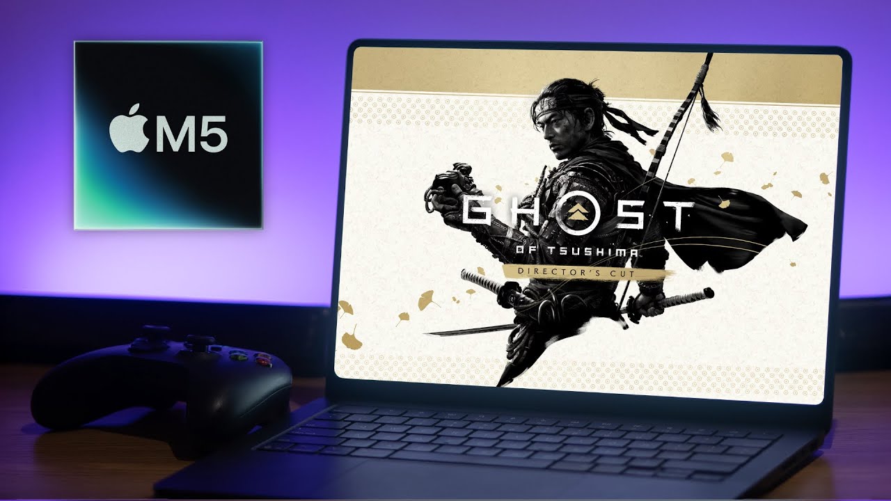 Ghost of Tsushima РЕЖИССЕРСКАЯ ВЕРСИЯ &mdash; Тест производительности FPS на MacBook Pro M5 (14 дюймов ...
