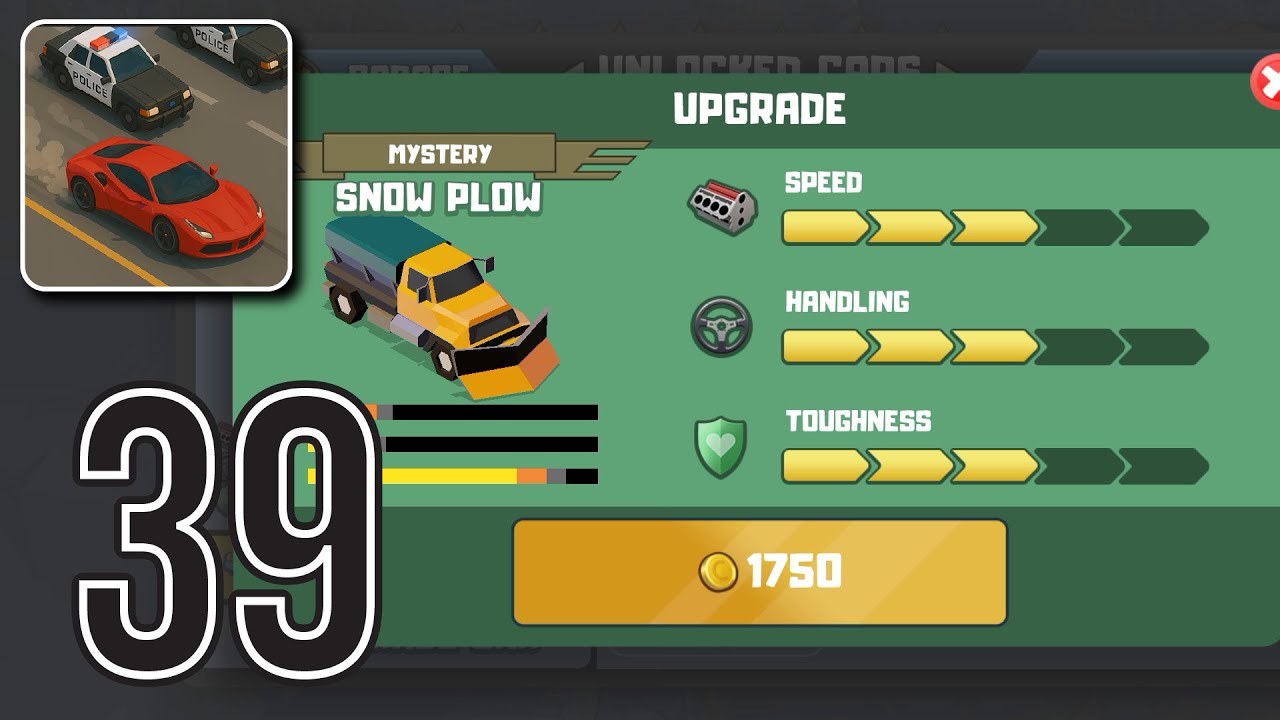 Reckless Getaway 2: Car Chase- Chirstmas Event- Snow Plow- Gameplay Chill Walkthrough Part 39