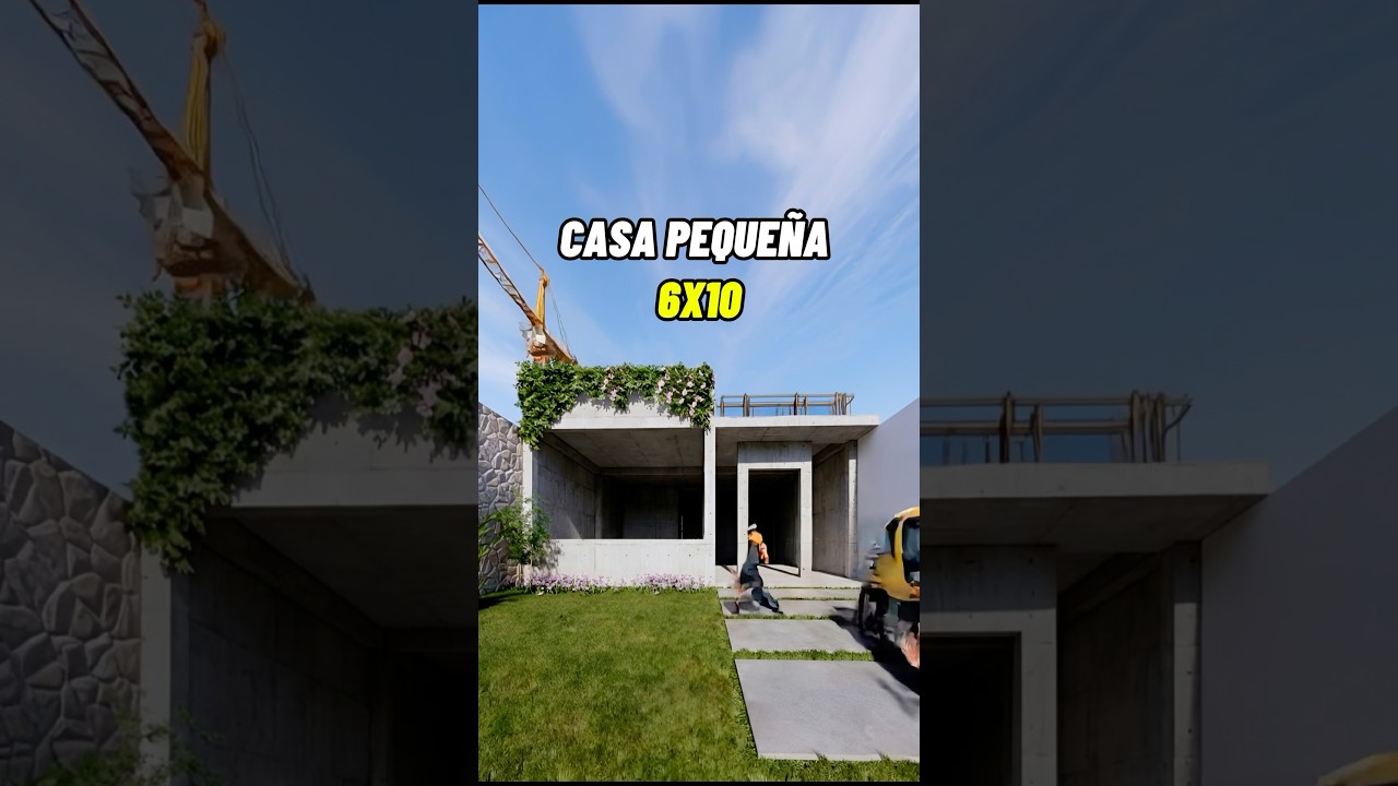 Casa de 6X10 🏠 #housetour #arquitectura #tinyhouse #casaspeque&ntilde;as #planosdecasas