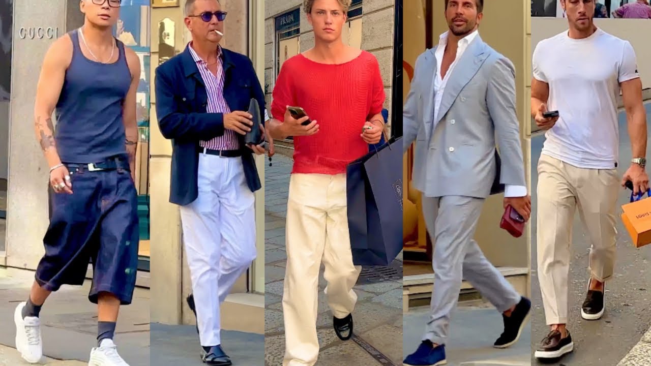 June 2025 🇮🇹Men&rsquo;s Street Style during the Milan Men&rsquo;s Fashion Week SS26 | Summer Men&rsquo;s Fashion