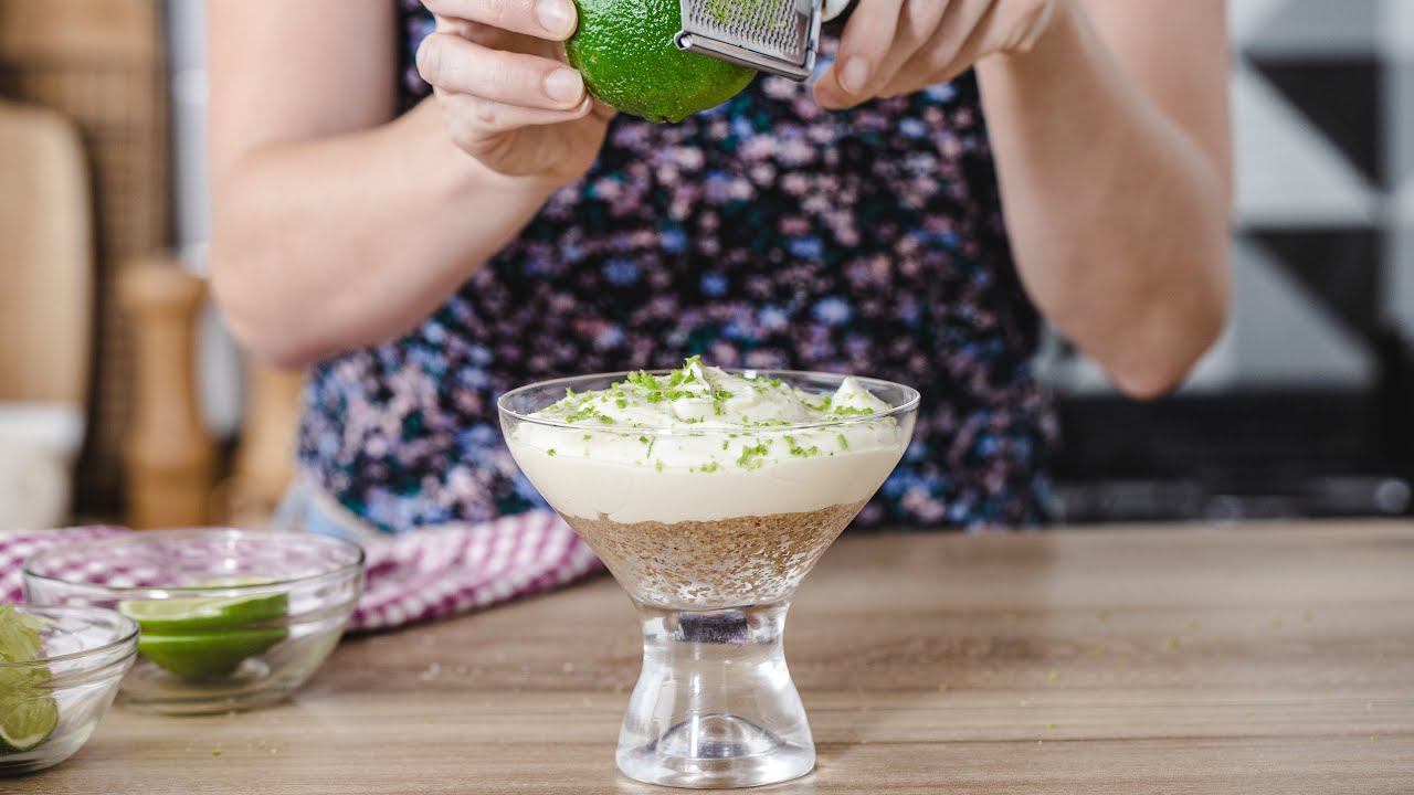 Cómo hacer CHEESECAKE DE LIMA 🍋 keto, sin harina ni azúcar!