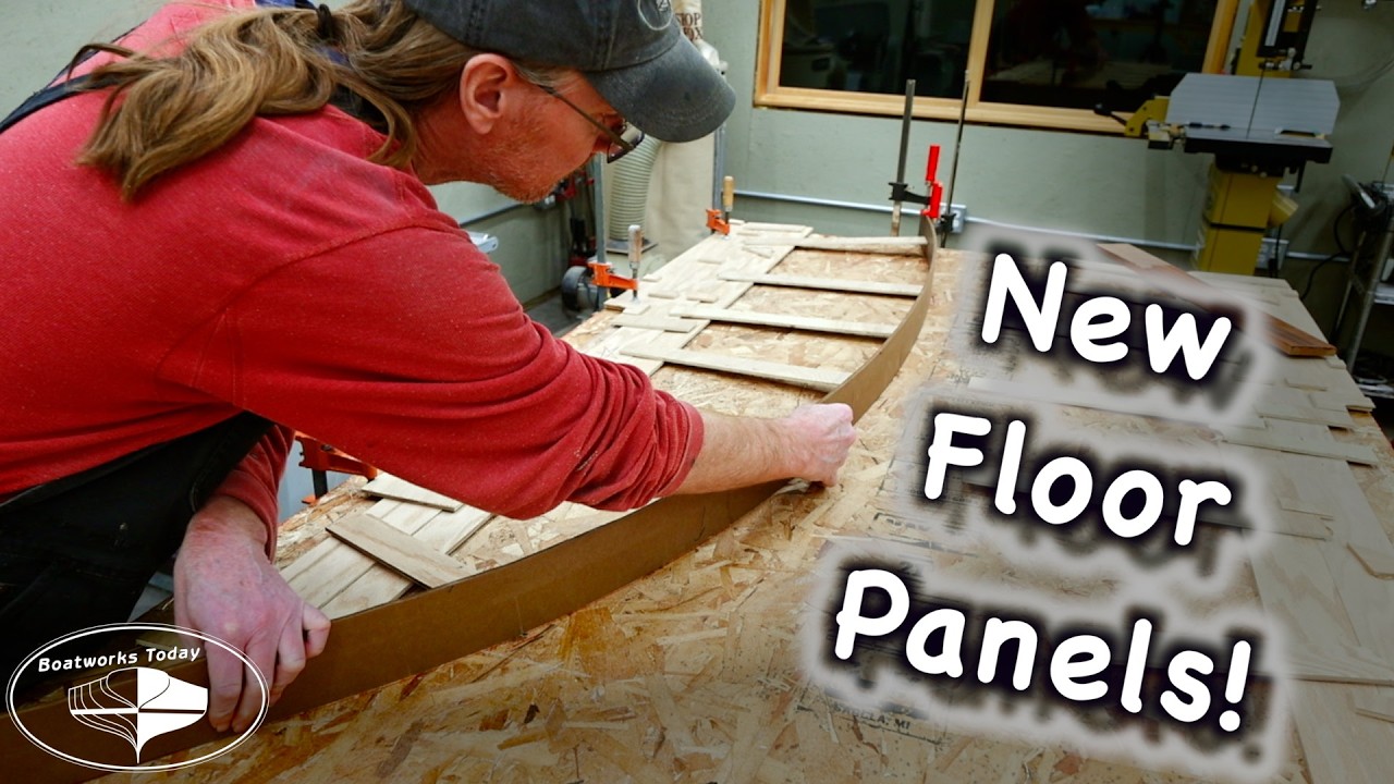 Templating and Cutting Coosa Panels for the New Sailboat Cabin Sole (1970 Paceship 24)!