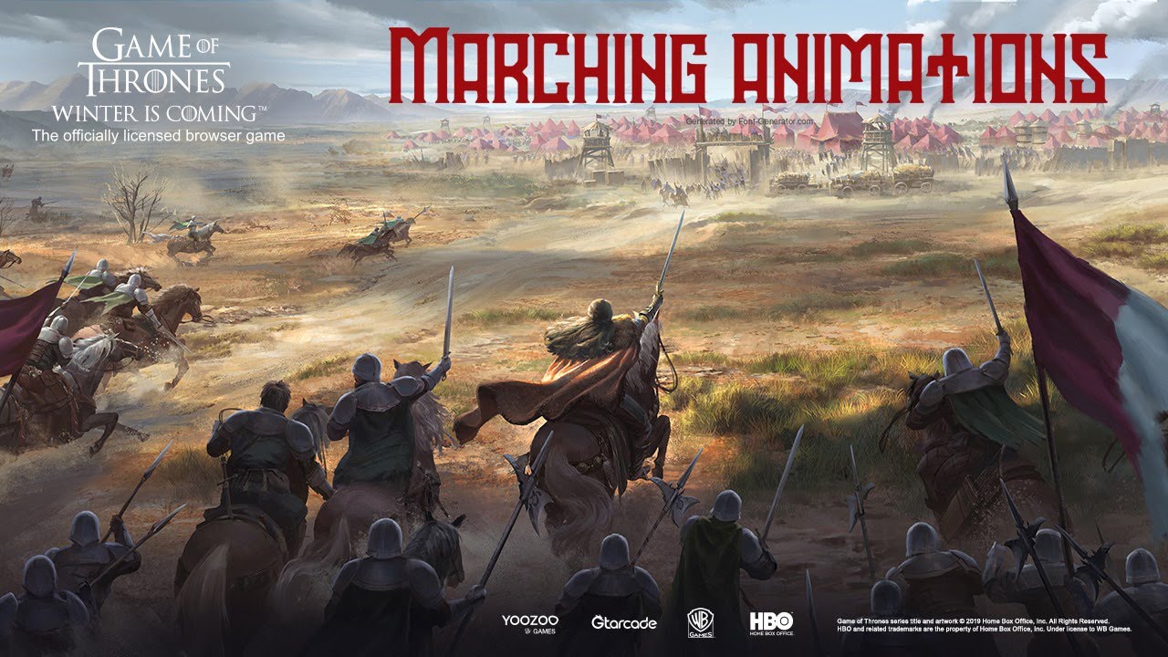 GoT:WiC: Marching animations