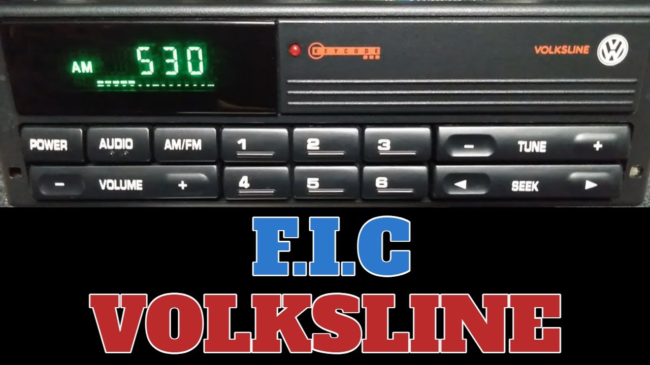 🔯 Auto Radio Fic Volksline c/ Bluetooth no AM e Key Code 👀