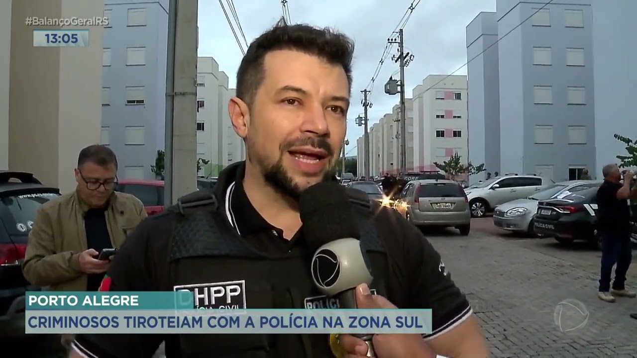 Porto Alegre: criminosos tiroteiam com a polícia na zona sul