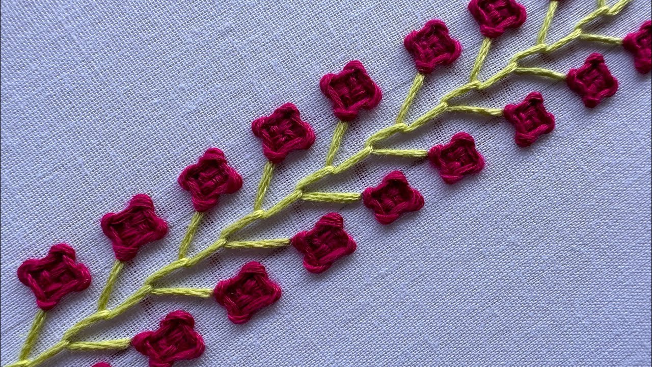 Very simple & very easy embroidery design 