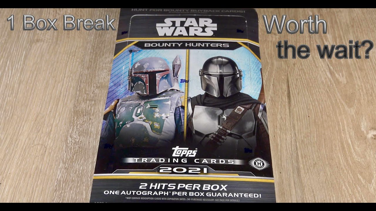 2021 Topps STAR WARS BOUNTY HUNTERS | One Box Break in 4K! | 1977 Buyback cards?