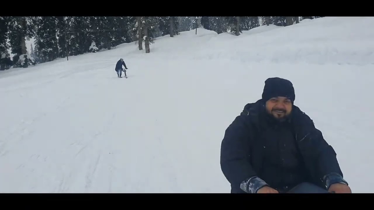 Gulmarg Snow Ride: Gulmarg Is Covered With Snow