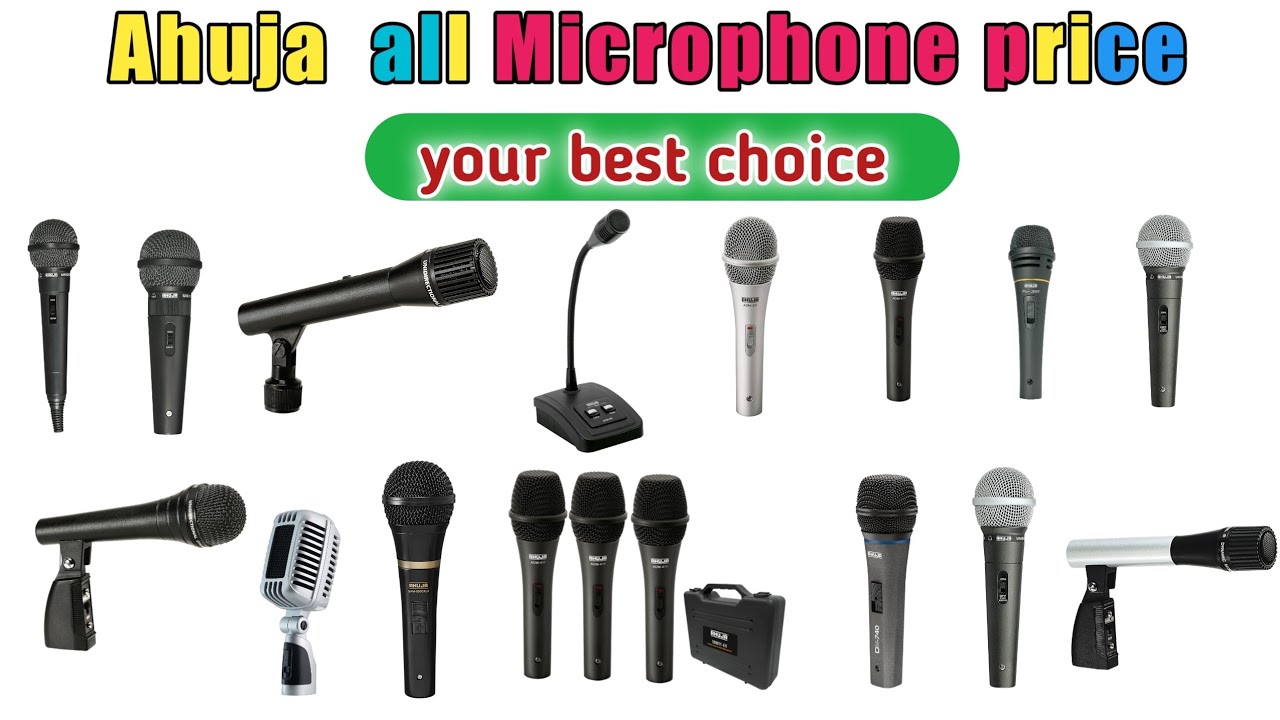 ahuja all microphone price | ahuja mic price list | ahuja microphone | ahuja best microphone