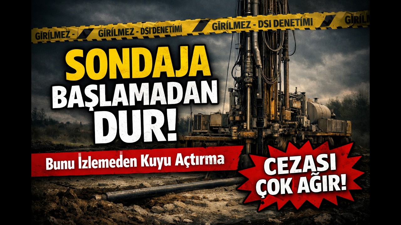 Su Sondajı Yaptırmadan Önce Dikkat! | Kuyu Ruhsatı (YAS Belgesi) Nasıl Alınır?