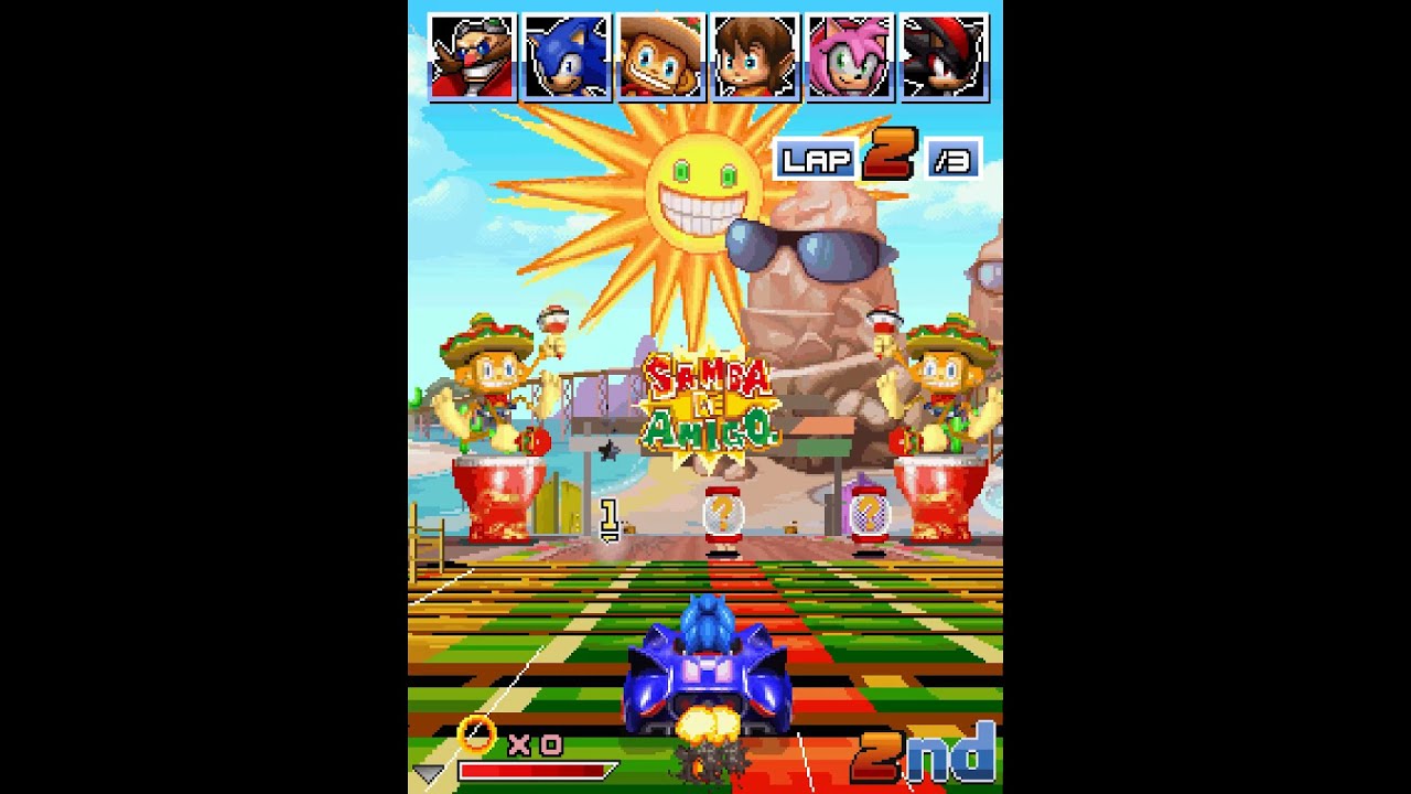 Sonic & SEGA All-Stars Racing (Java ME) - Playthrough