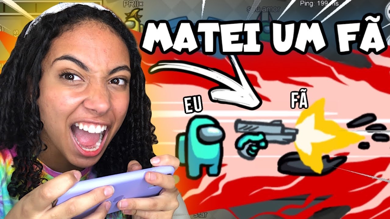 JOGUEI AMONG US COM FÃS E FUI O IMPOSTOR