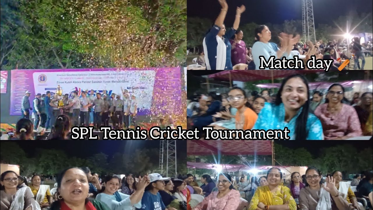 Final🏆 SPL Tennis Cricket Tournament 🏏શ્રી કચ્છ કડવા પાટીદાર સનાતન યુવક મંડળ#lifewithkrupa#minivlog 