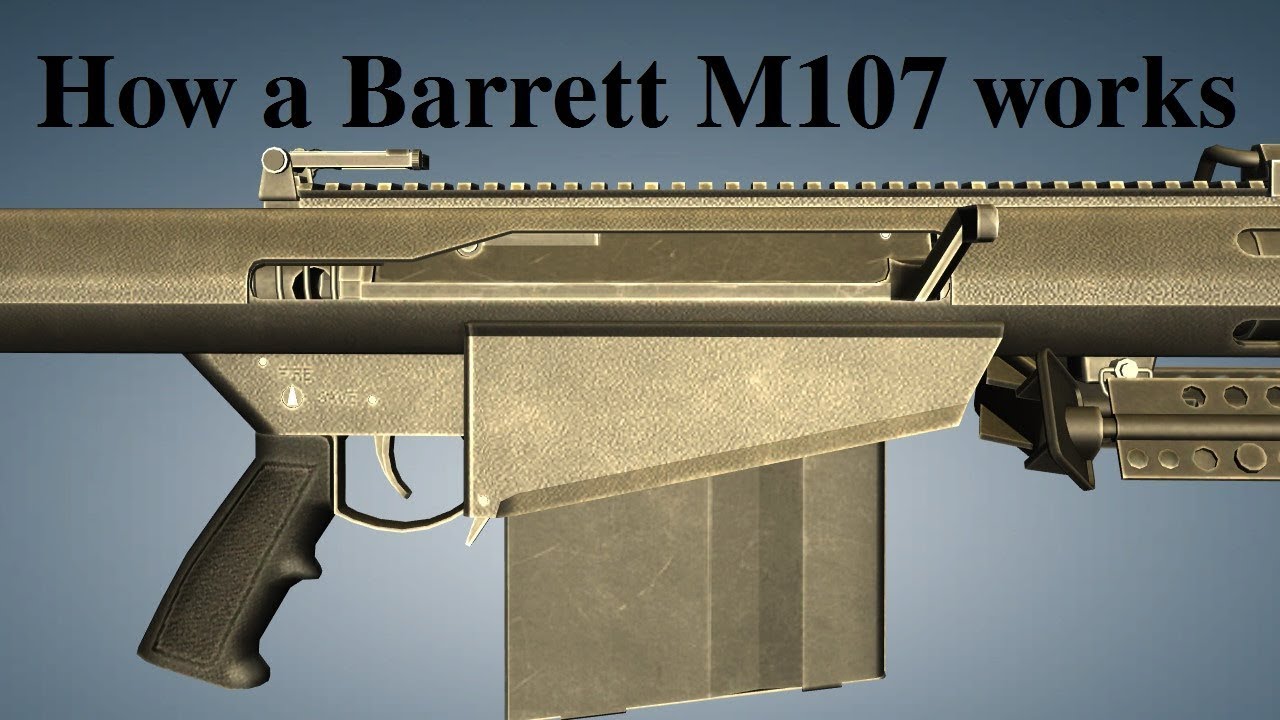 How a Barrett M107 works | World of Guns