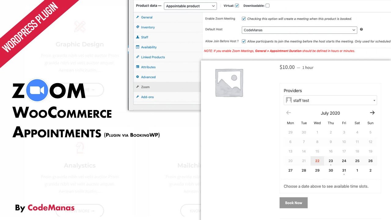 Zoom for Woocommerce Appointments