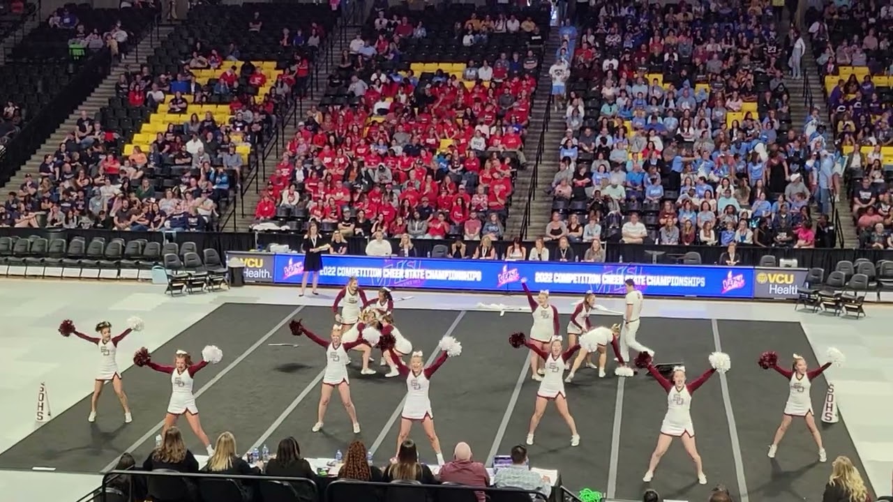 Stuarts Draft High School 1A/2A at VHSL Cheer States 2022 Round 2