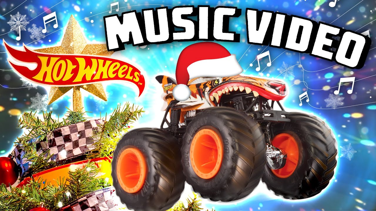 Official MUSIC VIDEO 🎶 | MERRY CHRISTMAS FROM HOT WHEELS! 🎄🎅