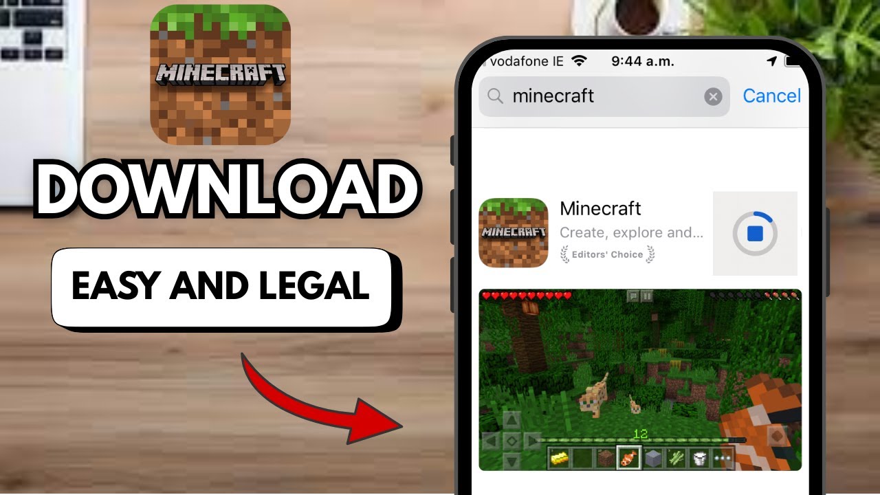 How to Install Minecraft for FREE on iPhone & Android (2025!)