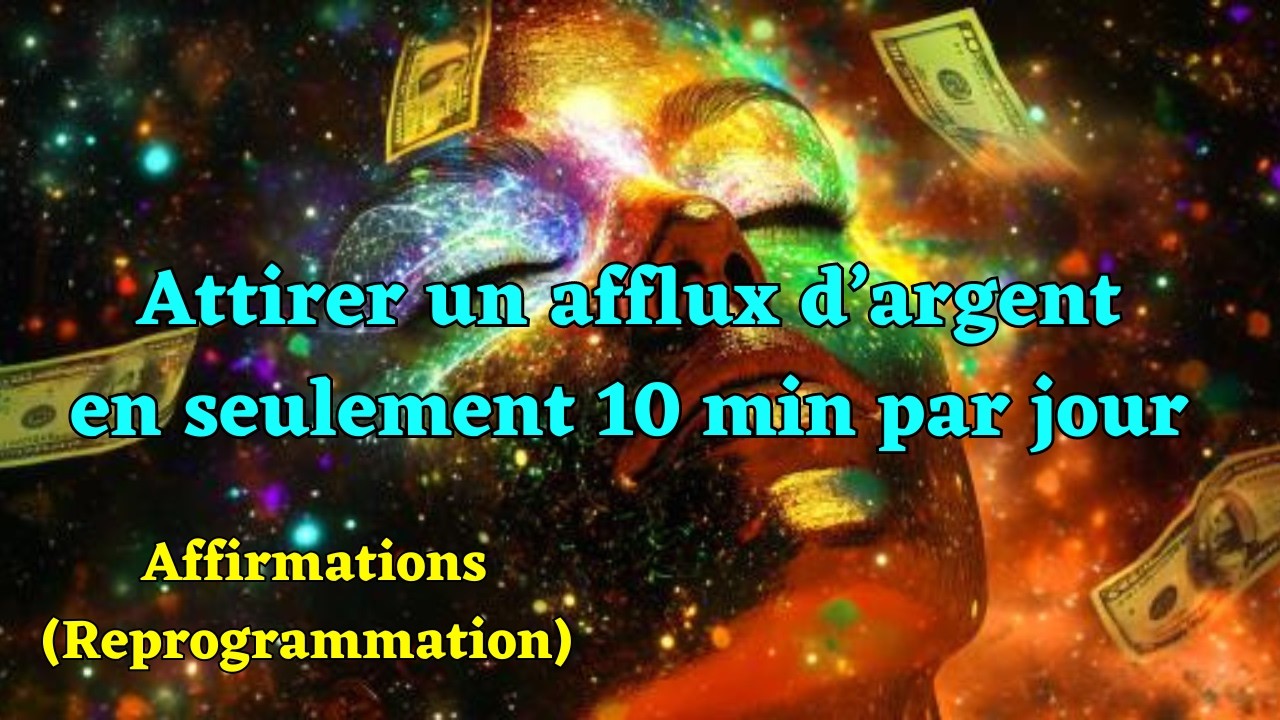 Ecoute 10 min / jour et attire un afflux d'argent illimit&eacute; : reprogrammation affirmations positives