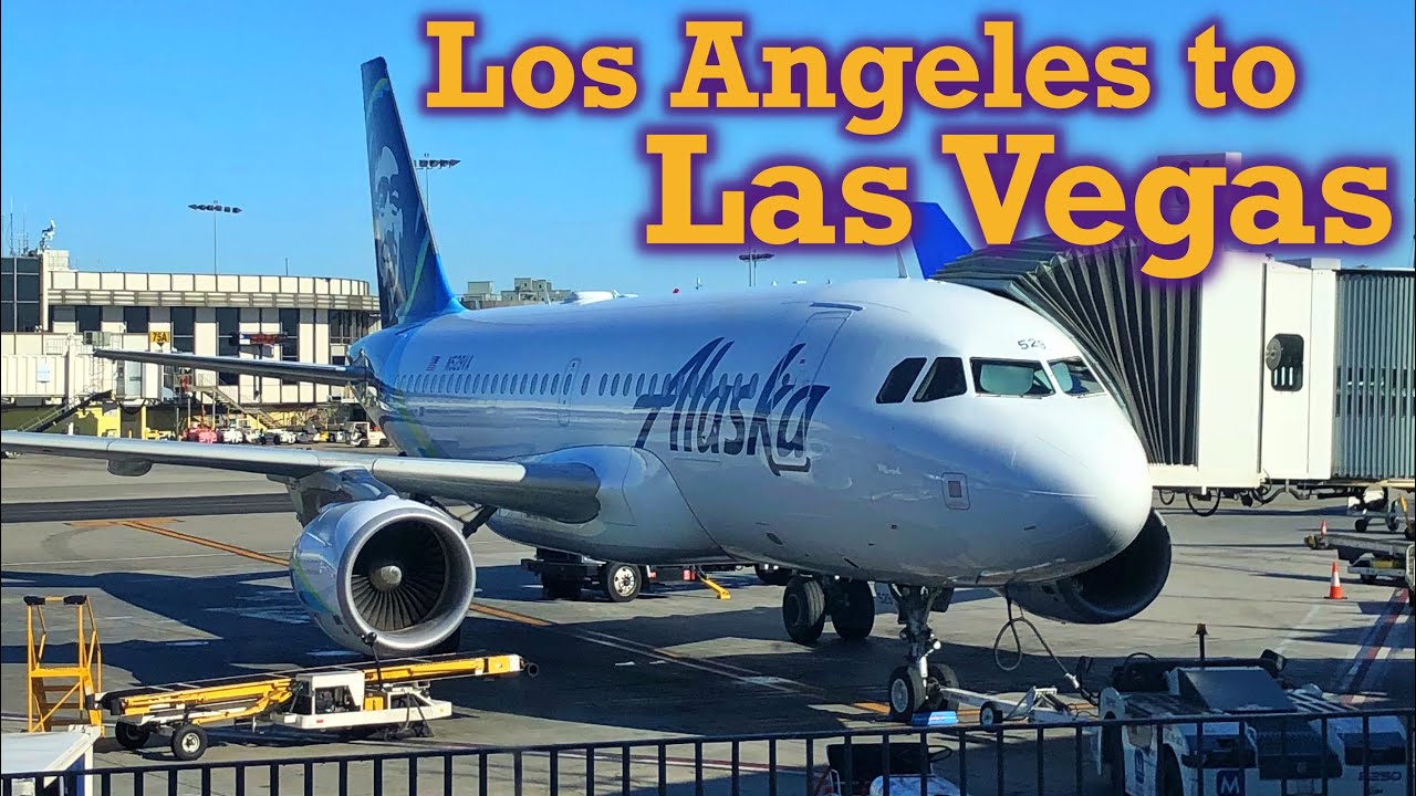 Full Flight: Alaska Airlines A319 Los Angeles to Las Vegas (LAX-LAS)