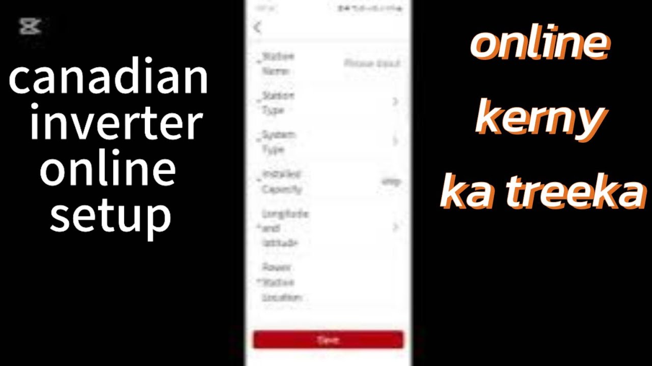 How to online Canadian Inverter || canadian solar  inverter Online || 2025 ||#solar #solarsystem