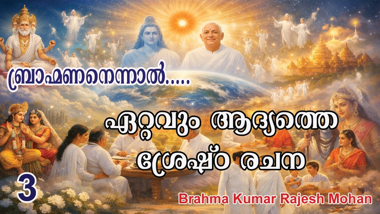 3. ബ്രാഹ്മണനെന്നാൽ ഏറ്റവും ആദ്യത്തെതും ശ്രേഷ്ഠവുമായ സൃഷ്ടി