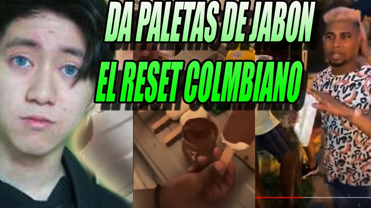 Jay Tomy el Reset  Colombiano daba paletas de jab&oacute;n cubiertas de chocolate a gente de la calle