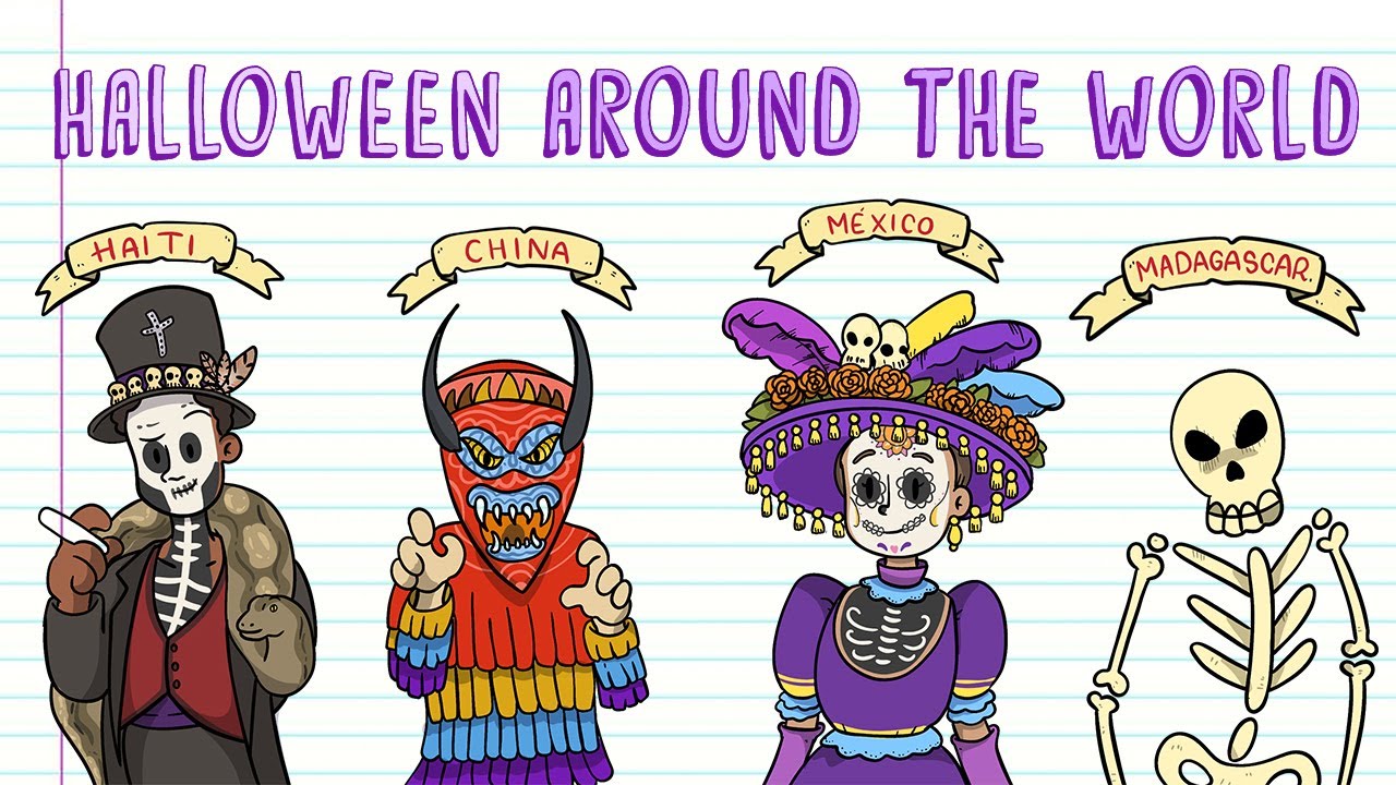 HALLOWEEN AROUND THE WORLD 🎃 Draw My Life