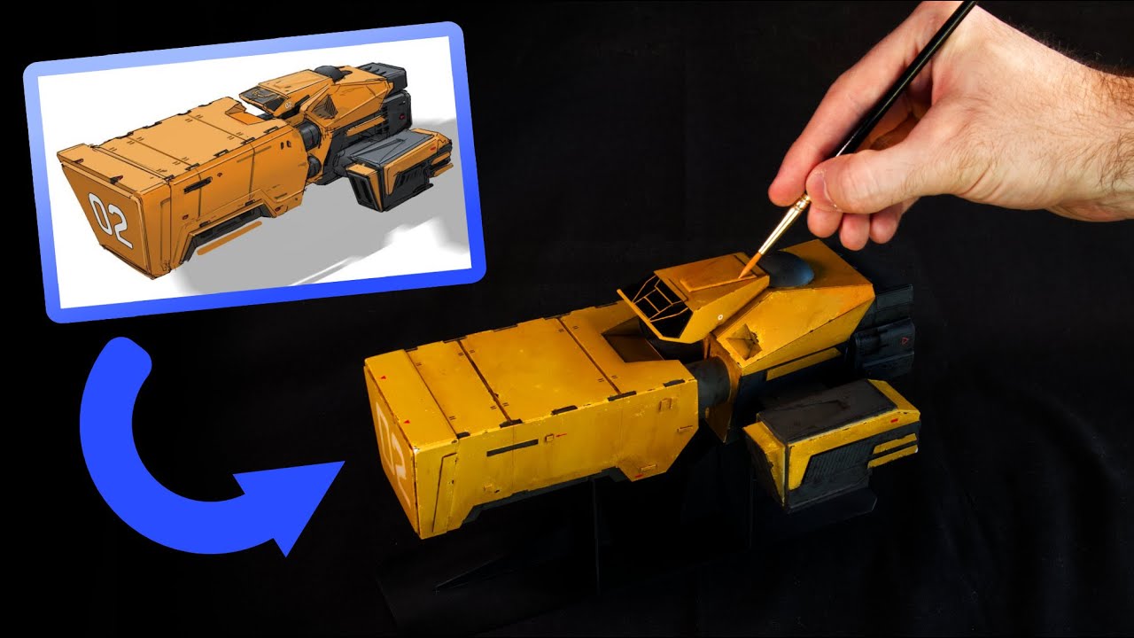 How I Kitbashed this Concept Art into a Real Model
