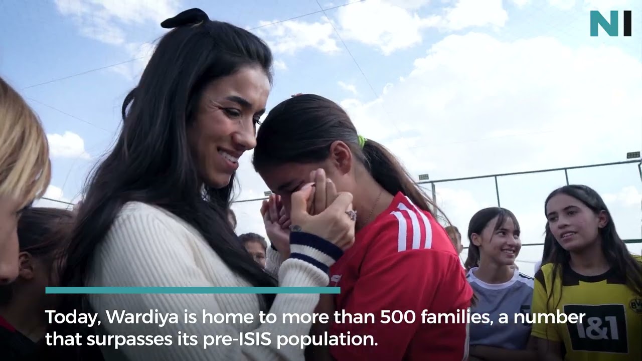 Nadia Murad's visit to Wardiya Village, Sinjar