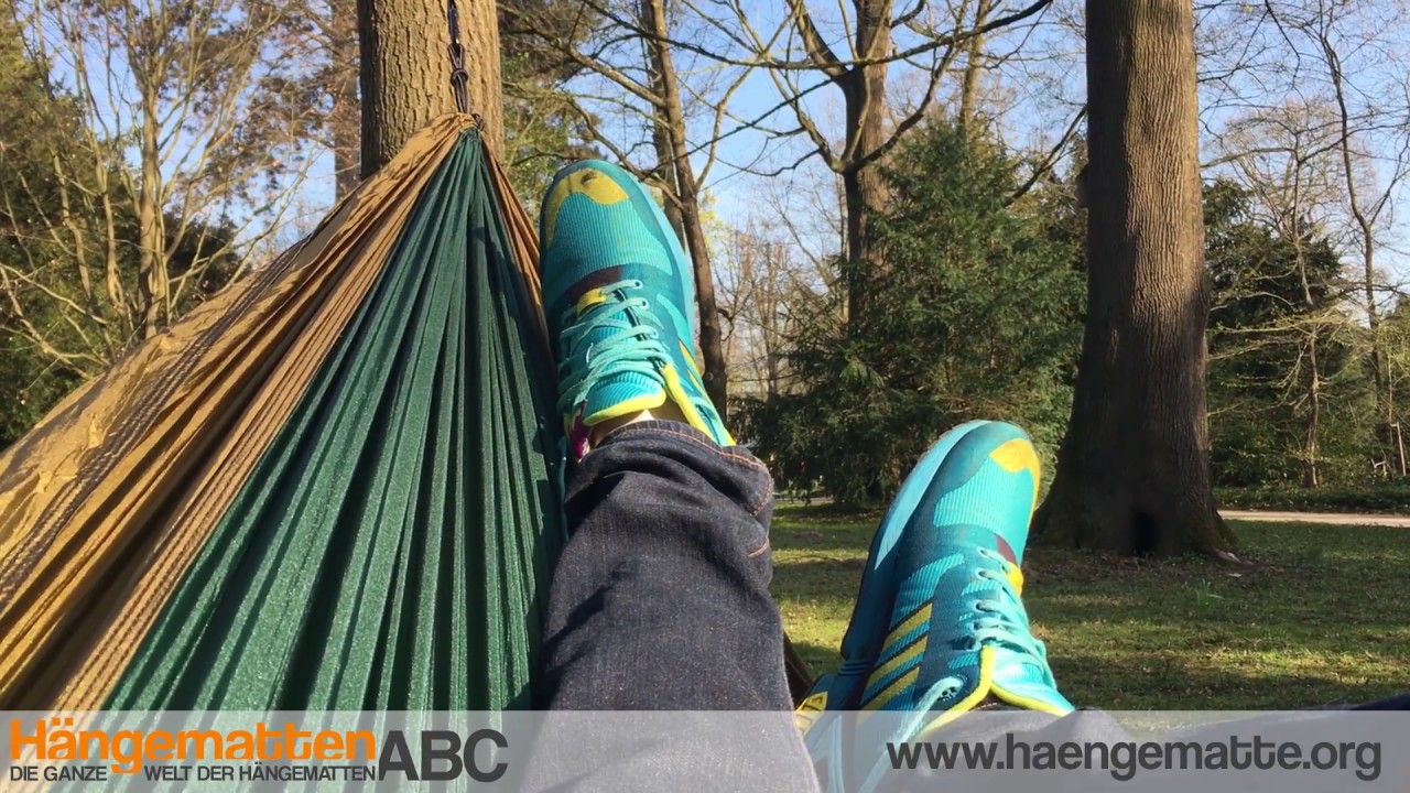 Monkey Swing Hängematte aus Fallschirmseide im Test