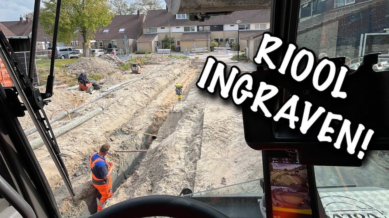 INGRAVEN VAN RIOOL MET DE MOBIELE KRAAN!  (#91)