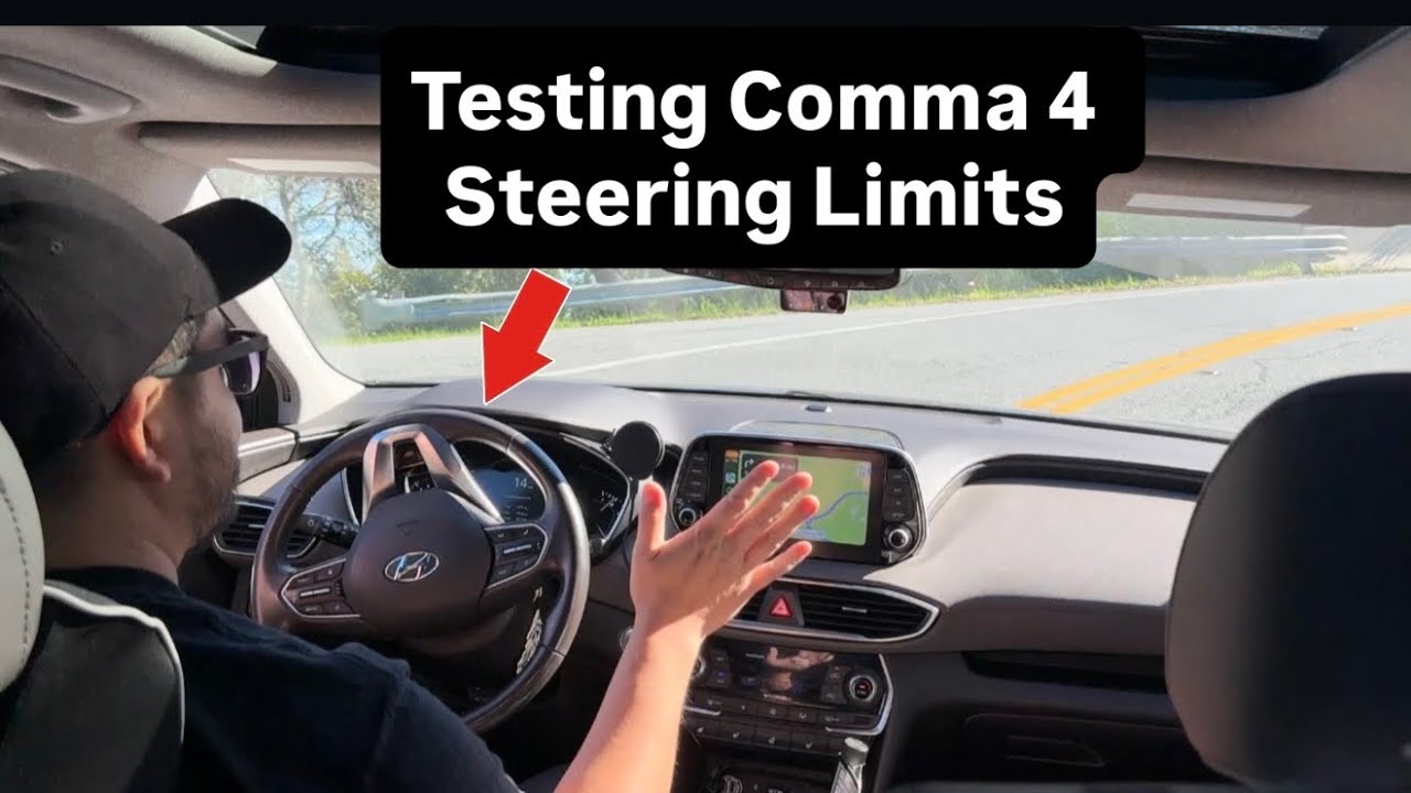 Экстремальный тест Comma Four на извилистых дорогах (Hyundai Santa Fe) Самоуправляемый ИИ SunnyPi...