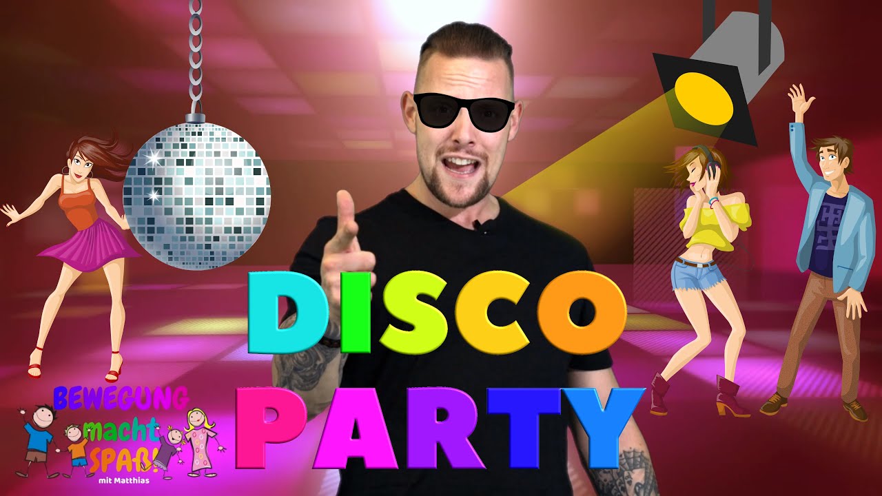 Ab in die Kinderdisco 🥳  Bewegung, Reaktionsspiel und viel Spass f&uuml;r Zuhause! 🕺🏻💃🏻