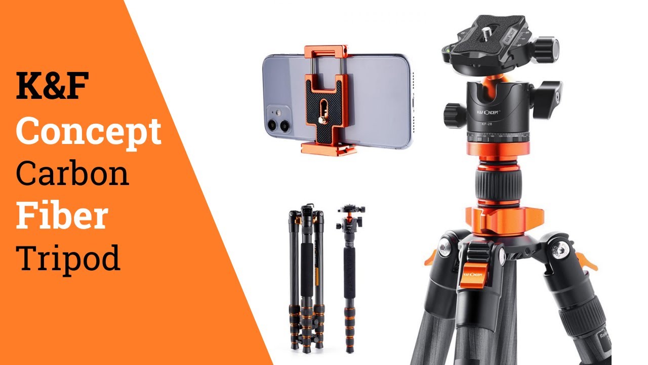 K&F Concept Carbon Fiber Tripod SA255C1