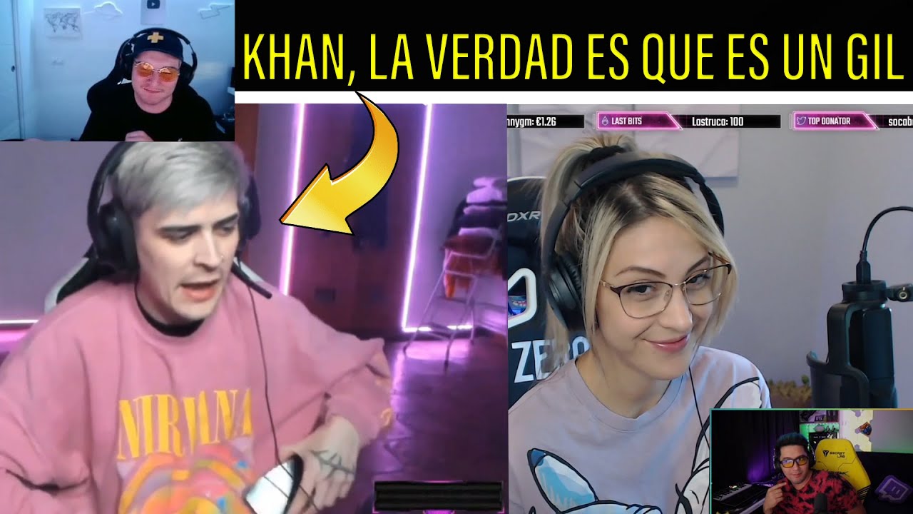 KHAN REACCIONA A CLIPS DE LIT KILLAH Y CAROLINAABRIL 
