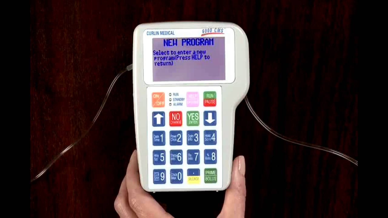 TPN Curlin Pump Keypad and Features