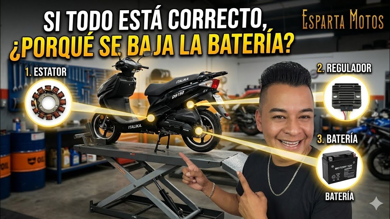 Se descargaba la batería y no era el regulador 