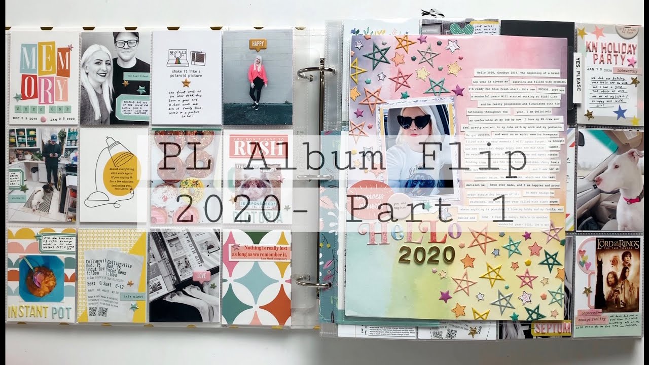 Project Life 2020 Completed Album Flip Through- Part 1