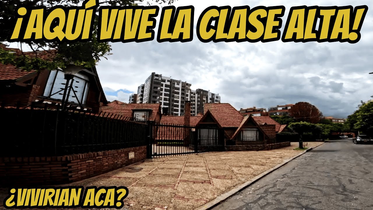 ASÍ es uno de los barrios MÁS EXCLUSIVOS y seguros de Bogotá