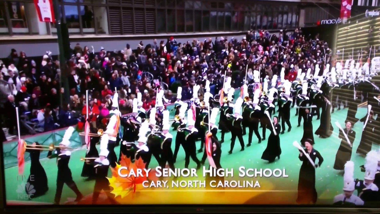 Cary High School Marching Band at 90th Macy's Thanksgiving Parade