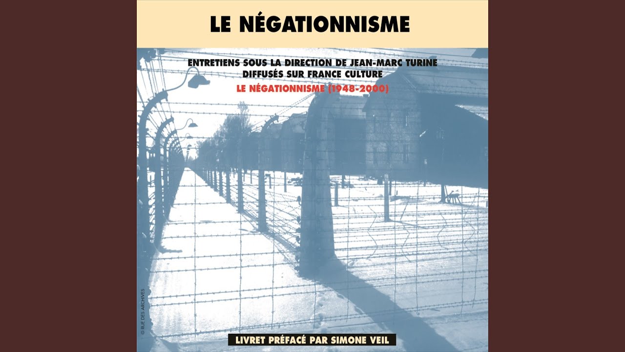 Le négationnisme, chapitre 1 généalogie d'un mensonge, pt. 1 (Début de l'entretien)