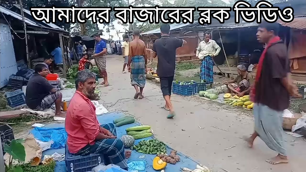 আমাদের বাজারের ব্লগ ভিডিও | বরিশাল | ঝালকাঠি | থানা রাজাপুর | বাজার বাদুরতলা | 🥰 barisal emon blogs